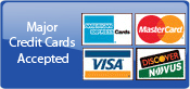 Major Credit Cards Accepted